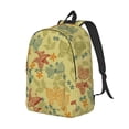 thumbnail image 2 of Balery Floral with Butterflies Vintage Canvas Backpack for Men and Women - Large Capacity, Durable Travel Laptop Bag for School, Work, Hiking, and Outdoor Activities, 2 of 7