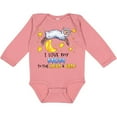 thumbnail image 3 of Inktastic I Love My Mom to the Moon and Back Cute Sheep Boys or Girls Long Sleeve Baby Bodysuit, 3 of 5