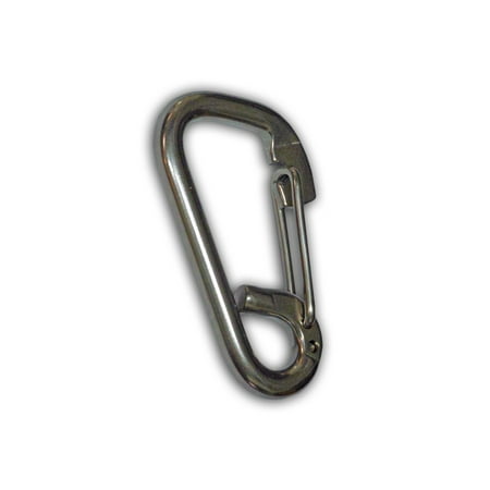 Marine Asymmetric Snap Hook Boat 2-3/8'' -Flat Nose Stainless Steel-, 316 Stainless Steel By Five