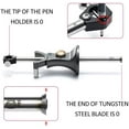 thumbnail image 4 of Jinsinto Woodworking Dual Purpose Linear Bow Scriber Line Drawing Tool Multifunctional DIY Woodworking Work Scribe Tools, 4 of 5