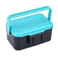 thumbnail image 1 of Portable Durable Plastic Fishing Bait Storage Box Earthworm Lure Organizer Case with Clip, 1 of 4