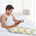 thumbnail image 4 of Cauagu Yellow Rubber Duck Mens Pajama Pants Sleep & Lounge Pants,PJ Bottoms with Pockets-Small, 4 of 7