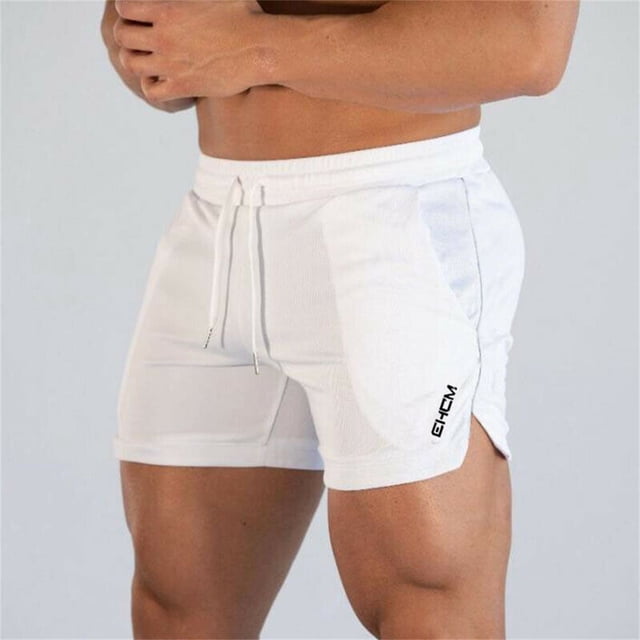 Txlixc Pantalones cortos de correr para hombres, pantalones de ejercicios de estiramiento respirables Txlixc moda
