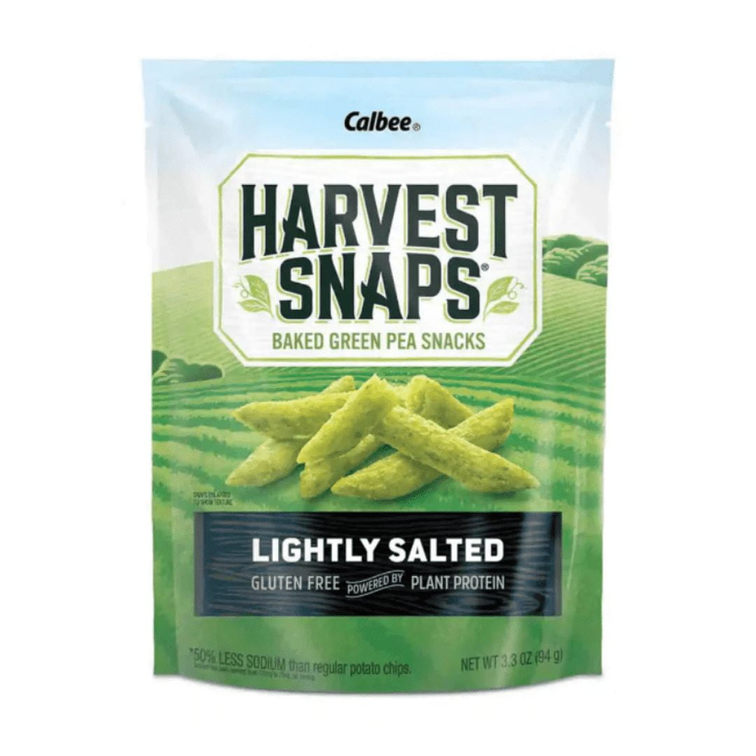 Variety Pack Harvest Snaps Veggie Chips - Caesar, Lightly Salted, Mango Chili Lime, White Cheddar - 4 Pack - Crunchy, Healthy Snack Option - Gluten-Free, Non-GMO