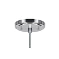thumbnail image 5 of Aspen Creative 61046 Adjustable One-Light Hanging Mini Pendant Ceiling Light, Transitional Design in Chrome Finish, Clear Glass Shade, 5 1/2" Wide, 5 of 5