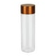 thumbnail image 1 of Cilindro de plásticio/Tapa de color metalizado 850 ml de capacidad marron 7.4 x 24.5, 1 of 2
