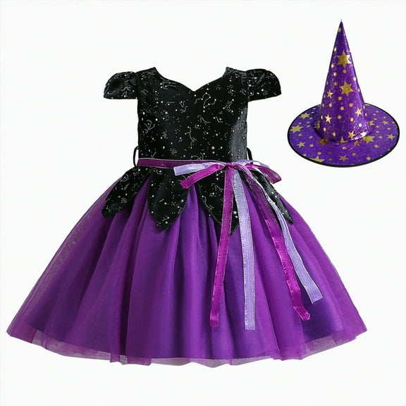 HCNTES Baby Girls Ballerina Tutu Dress Toddler Ballet Class Kids Dance Recital Outfit​(Purple,11-12 Years)
