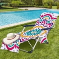 thumbnail image 3 of Beach Recliner Towel Soft Comfortable Lounger Chair Cover, 3 of 6
