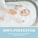 thumbnail image 4 of Baby Delight Slumber and Beside Me Doze Sábana para moisés lavable a máquina, color blanco, 4 of 5