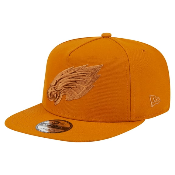 Men's New Era  Brown Philadelphia Eagles Color Pack A-Frame 9FIFTY Snapback Hat
