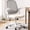Plastic Base-Ivory, variant on CELTOSS Ergonomic Office Chair, Mid Back Mesh Computer Desk Chair, Flip-Up Arms, Adjustable Lumbar Support for Home Office, Black