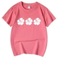 thumbnail image 4 of TZEWGL Casual Shirt For Infnat Graphic Pattern Printed Round Neck Short Sleeved Top For Girls Boys size 3-4T, 4 of 5