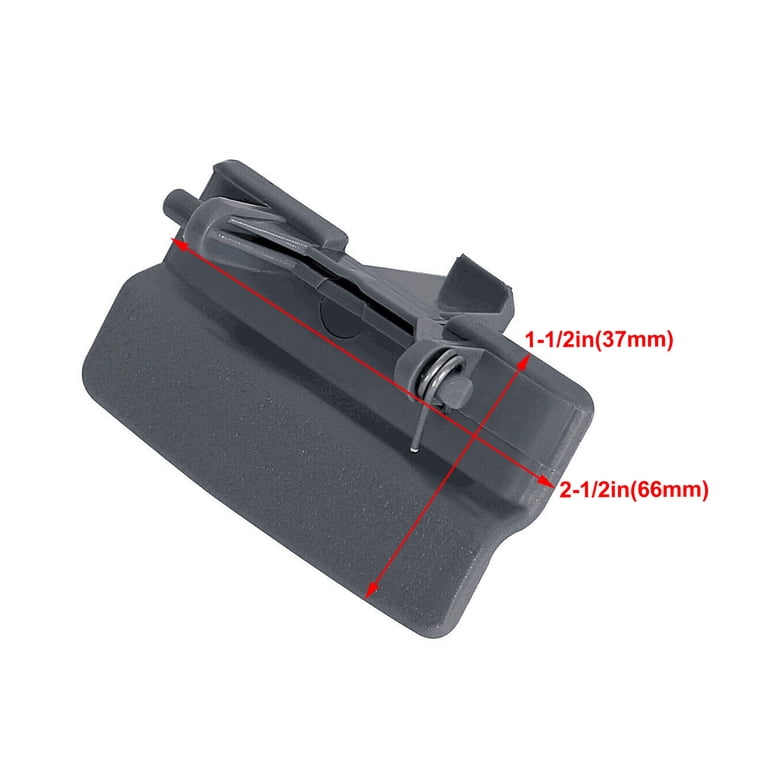 Console Armrest Lock Cover & Jump Seat Latch – Fits 2010-2018 Ford F-150, Black