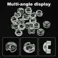 thumbnail image 4 of Uxcell Lentille Convexe LED 12mm, Lot de 36 Angle de Faisceau 120 Degrés Lentille Condensateur Optique LED PMMA Acrylique pour Lampes LED 1W 3W Perles Caméras Infrarouges, Transparent, 4 of 6