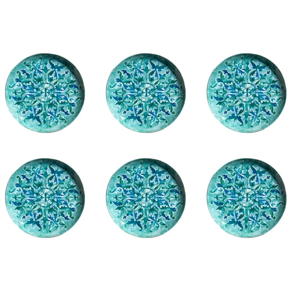 Côte D'Azur NewWave Melamine Salad Plate - Teal - 8.5" - Set of 6