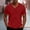 Red, variant on MORESEC Summer Holiday Mens Plus Size V Neck Short Sleeve T-Shirt Casual Basic Tee Solid Color Tops Vacation Fashion Clothes, White 5XL