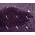 thumbnail image 4 of oneOone Viscose Chiffon Fabric Leaves & Paisley Block Printed Fabric 1 Yard 42 Inch Wide, 4 of 4