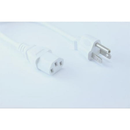 OMNIHIL Replacement (WHT-8FT) AC Power Cord for Roland Blues Cube Hot 30-watt 1x12