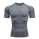 thumbnail image 4 of Camiseta de compresión para hombre, ropa deportiva de verano para correr, camisetas deportivas elásticas de secado rápido, camisetas de entrenamiento atléticas para gimnasio, 2024, 4 of 4