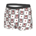 thumbnail image 2 of Kll Gnomes And Hearts Men'S Cotton Boxer Briefs Underwear-Small, 2 of 9