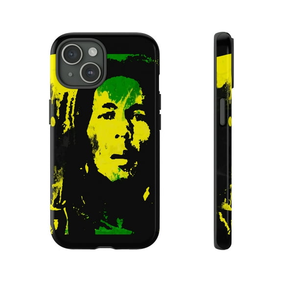 Bob Marley Impact Resistant iPhone 15 Case-iPhone-Premium iPhone Case