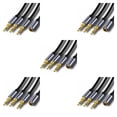 thumbnail image 1 of Wisewang 3.5mm for Jack Splitter Cable Cord Audio Adapter Multipurpose Optical MP4 Speaker Player Wire Notebook Headset Connector Female to 3 Female 5Set, 1 of 6