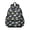 DarkBlue Cartoon Dinosaurs Yellow Triangles, variant on DarkBlue Cartoon Dinosaurs Yellow Triangles Cute School Backpack with Padded Back and Adjustable Shoulder Straps 13.4"x11"x4.7"