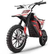 HOVERHEART Mini Motorized Dirt Bikes 500W, 15 MPH Top Speed, Dual Suspension(Red)