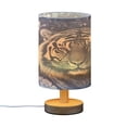 thumbnail image 2 of Desk Lamp Bedside Lamp 5.12x9.7In LED Lamp With USB Charging Interface For Bedroom Living Room Office Study Stylish Decoration Blue Oil Painting Tiger, 2 of 7