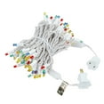thumbnail image 3 of Novelty Lights Multicolored 100 LED Christmas Mini Light Set (white Wire, 34 Feet), 3 of 8