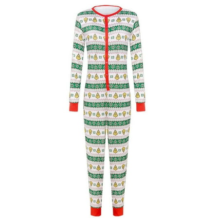 

LEVEFORD Christmas Family Matching Pajamas Clothes Parent Kid Sleepwear