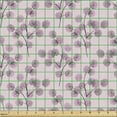 thumbnail image 2 of Ambesonne Watercolor Fabric by the Yard Upholstery, Rosy Blossoms, 3 Yards, Rose Pink, 2 of 5