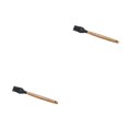 thumbnail image 4 of relayinert Kitchenware Wooden Handle Silicone Shovel Spoon Colander Brush Spatula Tool brush 2Set, 4 of 6