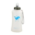thumbnail image 1 of Botella de agua plegable, reutilizable, ligera, de 750 ml, para deportes. Blanco, 1 of 9