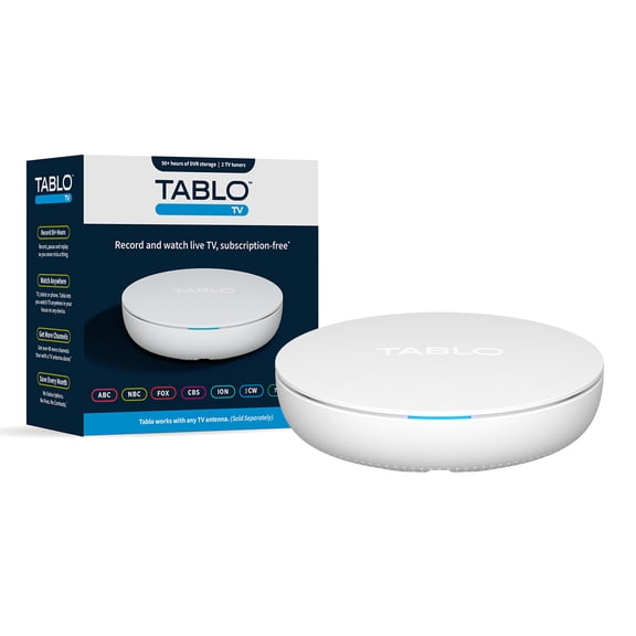New Tablo 4th Gen 2-Tuner 128GB Over-The-Air DVR with No Subscriptions & works with any TV antenna