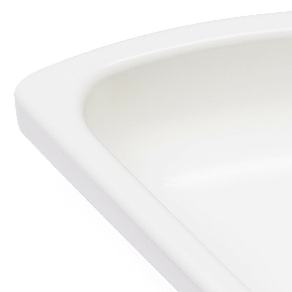 RV Hand Wash Basin Triangular Sink Without Faucet Boat Yachts Camper Accessories RV Accessories Parts Camper Motorhome Boat Wash Basin RV Triangular Bathroom Sink Single Hole RV Lavatory Sink White
