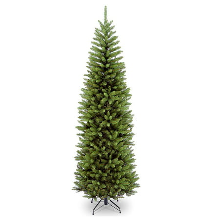 National Tree 7.5' Artificial Kingswood Fir Hinged Pencil Slim Christmas