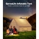 thumbnail image 2 of Yeshouse Tienda de campaña inflable para 6-8 personas, impermeable, de montaje rápido y con bomba, Oxford, de lujo, ideal para acampar y aventuras al aire libre, glamping, 2 of 7