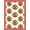 Red Cream, Pattern 4, variant on ODIKA 8'x10' Washable Area Rug Cherries Vintage Door Cherry Blossoms Decorative Botanical Motif for King Size Bedroom Under Bed, Master Suite, Non-Shedding, Easy Care