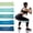 Blue, variant on Resistance Bands for Working Out, Exercise Bands with 5 Resistance Levels Fit for Home Fitness, Strength Training, Natural Latex Resistance Band Include Instruction Guide and Carry Bag