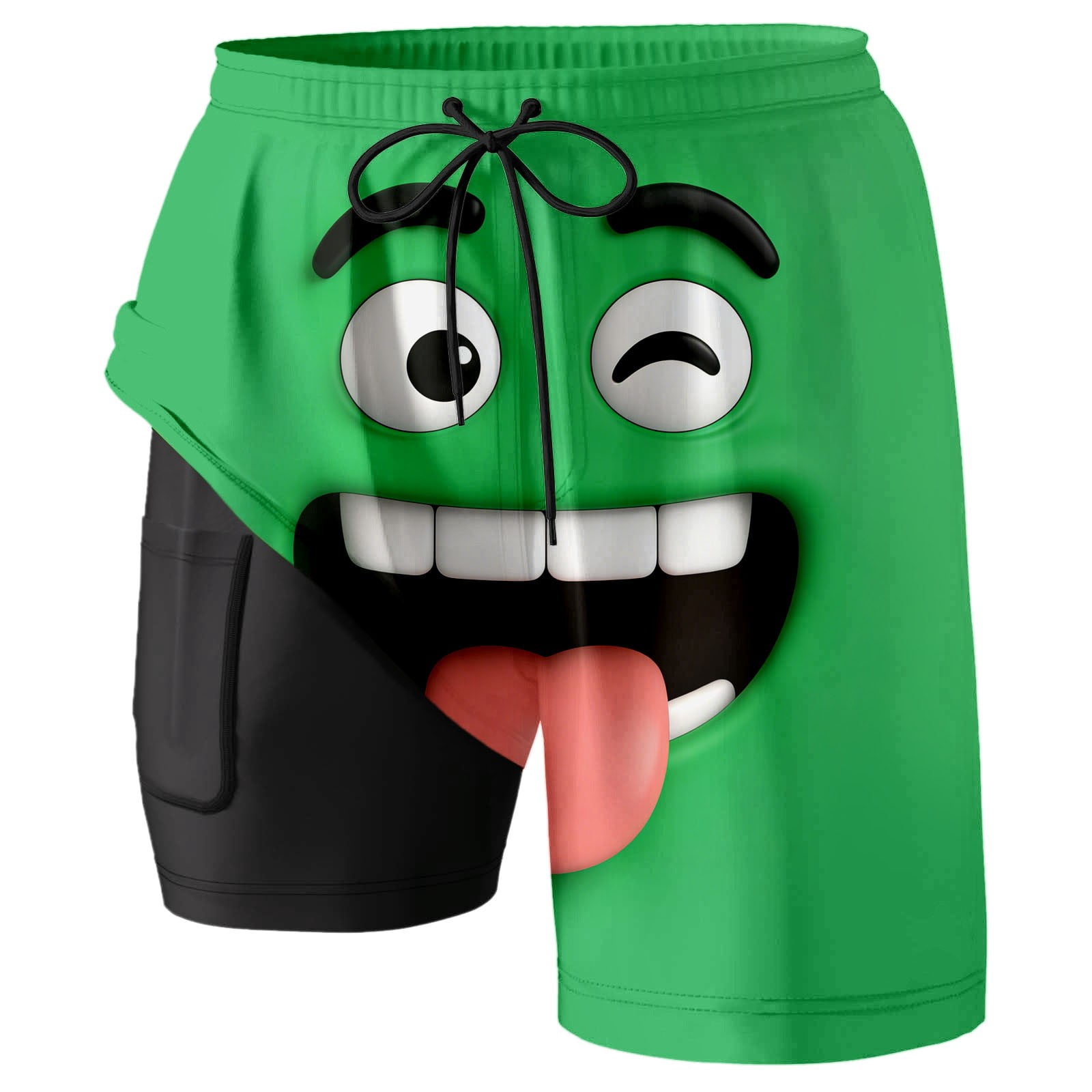 MuXiKeJi Clothes Men's Swim Trunks Quick Dry Bathing Suit Swimming Board Shorts Mesh Lining Hawaiian Beach Swimwear with Pockets