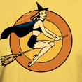 thumbnail image 3 of CafePress - Retro Witch T Shirt - Men's Classic Graphic T-Shirt, 3 of 4