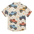 thumbnail image 2 of Dailycode Small Short Sleeve Button Down Shirts Truck and Star Casual Shirt 3-10 Years, 2 of 9