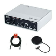 Steinberg UR12 - USB Audio Interface with XLR-XLR Cable & Pop Filter Bundle