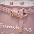 thumbnail image 4 of CAIXIA Messenger Bag For WomenLetter Print Transparent Jelly Crossbody Messenger Bag, Lightweight Casual Daily Shoulder Purse, 4 of 8