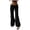 A1 Black, variant on Women's Low Rise Cargo Pants Baggy Flare Parachute Pants Y2K Loose Fit Wide Leg Cinch Bottom Trousers Gothic Streetwear Hippie Jogger Casual Lounge Pants with Cargo Pockets Green 2XL