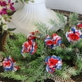 thumbnail image 6 of 100-Pack Silk Carnation Picks, Red, White & Blue, Patriotic Floral Accents, Perfect for Celebrations & Festive Decor, 6 of 6