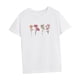 thumbnail image 5 of Camiseta para mujer con cuello redondo, elegante camiseta básica para el trabajo, compras en la calle L, 5 of 7