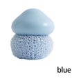 thumbnail image 4 of Kitchen Cleaning Brush Bowl Dish Scrubber Cute Nylon Wire Ball Dining Removable Kitchenware Wash Clean Tools Accessories Blue, 4 of 9