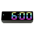 thumbnail image 1 of Reloj despertador LED colorido, despertador digital LED colorido Reloj despertador digital LED colorido Reloj despertador digital grande y colorido Claridad notable, 1 of 12